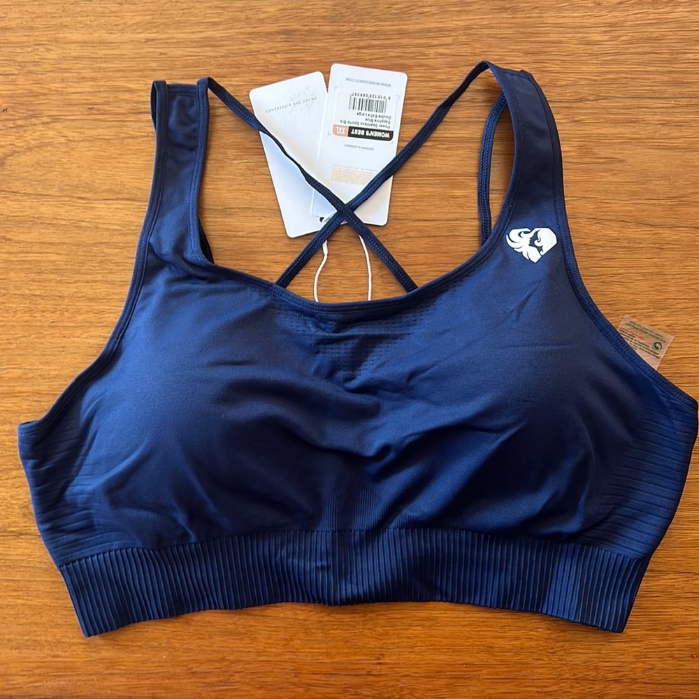 Women’s Best Seamless Sports Bra - Sapphire Blue - XXL